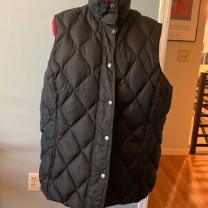 Lands End Women’s Vest 1X Black